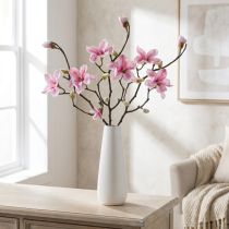 Článok Umelý kvet Magnolia Konár Magnolia Umelá ružová 59cm 3ks