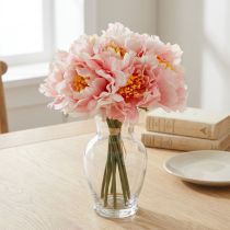 Článok Paeonia Pivonka Umelý kvet Pivonka Ružová Ø6cm 28cm 7 ks