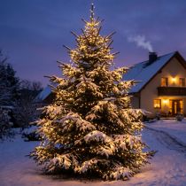 Článok LED ryžová svetelná reťaz pre exteriér 480 36m čierna/teplá biela