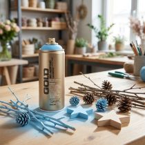 Článok Svetlomodrá farba v spreji Montana Gold Baby Blue 400ml
