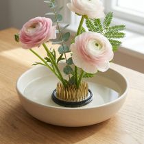 Článok Kvetinový ježko zásuvný ježko Kenzan Ikebana mosadz okrúhly Ø 40mm