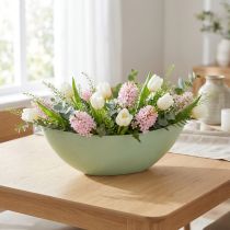 Článok Deco miska miska na rastliny pastelovo zelená 55cm x 14,5cm V17cm
