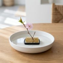 Článok Ježko Kenzan Rectangular Strieborná mosadz 50×35mm