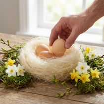 Článok Prírodná sisalová tráva na remeslá Sisalová tráva krémovo biela 500g