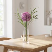 Článok Umelý kvet cesnaku, okrasná cibuľa, elegantná dekorácia izby, 90 cm