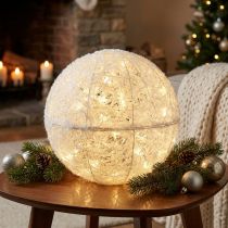 Článok Deco Ball Wire Ball Deco Ball Biele dve polovice Ø40cm