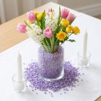 Článok Dekoračné granule lila dekoračné kamienky fialová 2mm - 3mm 2kg