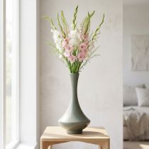 Článok Váza s elegantným zaobleným tvarom, dekoratívna do moderného interiéru, 33 cm