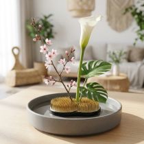 Článok Ježko Kenzan Sun Moon Ikebana 110×65mm