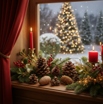 Článok Zmes prírodných šišiek na tvorenie a adventné dekorácie, 2-10 cm, 400 g