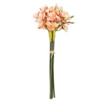 položky Dekoratívna kvitnúca vetvička peruánskej ľalie pre nadčasové aranžmány, 33 cm, 6 kusov