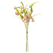 položky Umelý kvet fritilárie, jemná dekorácia do obytných priestorov, 60 cm, 3 kusy