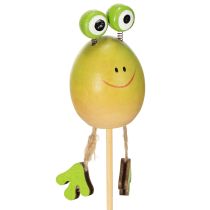 položky Záhradné kolíky v tvare žaby na zdobenie kvetináčov na jar alebo v lete, 34 cm, 6 kusov