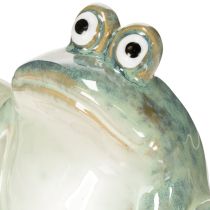 položky Keramická dekoratívna figúrka žaby, detailný dizajn, pôvabný nápad na darček, 13 cm