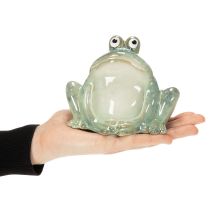 položky Keramická dekoratívna figúrka žaby, detailný dizajn, pôvabný nápad na darček, 13 cm