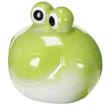 položky Dekoratívna figúrka žaby, roztomilá keramická figúrka na dekoráciu stola do obývačky, 18 cm