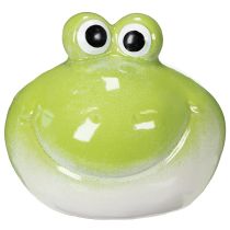 položky Dekoratívna figúrka žaby, roztomilá keramická figúrka na dekoráciu stola do obývačky, 18 cm