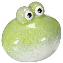 položky Dekoratívna keramická figúrka žaby na dekoráciu obývačky a stola, 10 cm, 4 kusy