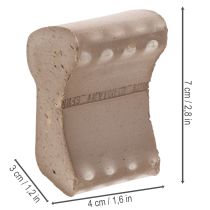 položky Nožičky kvetináčov, praktická podpera, príslušenstvo na kvetináče na balkón a terasu, 7 cm, 3 kusy