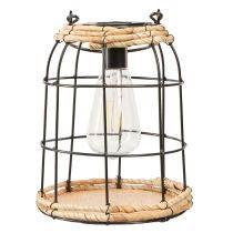 položky Záhradná lampa Solárna záhradná lampa kovová čierna Ø17cm