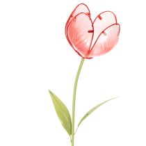 položky Záhradný kolík z tulipánov zo skla - krásna dekorácia do záhrady a na balkón, 94 cm
