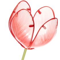 položky Záhradný kolík z tulipánov zo skla - krásna dekorácia do záhrady a na balkón, 94 cm