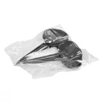 položky Štítky na rastliny, drevené záhradné kolíky, čierne, 19 cm, 12 kusov - záhradné kolíky, bylinkové kolíky