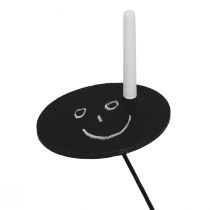 položky Posteľové kolíky Záhradné kolíky Drevené cedule oválne čierne V17,5 cm Balenie 12 ks