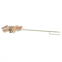 položky Záhradné kolíky kovové vtáčiky, kvetinové kolíky dekorácia do vtáčej búdky 76,5cm