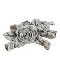 položky Ruža na dekoráciu hrobu polyresin 10cm x 8cm 6 ks