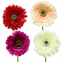 položky Gerbera umelá Ø10cm L62cm Rôzne farby