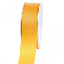 položky Darčeková stuha dekoračná stuha oranžová hodvábna stuha 40mm 50m