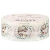 položky Darčeková stuha Veľkonočná stuha králiky 40mm 18m