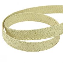 položky Darčeková stuha Papierová zelená stuha pletená 20mm 10m