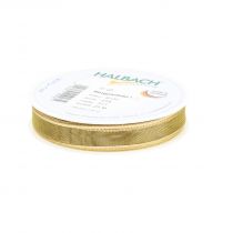 Článok Darčeková stuha zlatý prsteňový efekt 15mm 25m