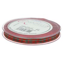 položky Darčeková stuha Škótska vianočná stuha Červená Zelená 10mm 20m
