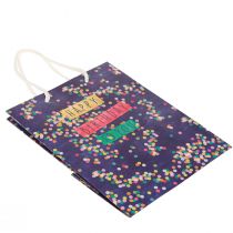 položky Darčeková taška narodeninový papier „Happy Birthday“ 18×10×23cm 2ks