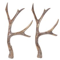Článok Umelé ozdobné parohy, rustikálne vianočné ozdoby, 29 cm, 2 kusy