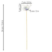 položky Dekoratívne kolíky do krhličiek na kytice a balkónové kvetinové dekorácie, 34 cm, 8 kusov
