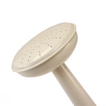 položky Vintage kovová krhlica, krémovo biela, dekoratívna a funkčná, kvetináč na sušené a umelé kvety, vnútorná krhlica, výška 26 cm, 5 litrov