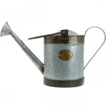 položky Dekoratívna kovová krhlica v retro dizajne, vintage závesný kvetináč 58x23x32cm, nostalgické vedro na rastliny