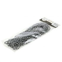 položky Vianočná dekorácia perlová girlanda sivá 275cm