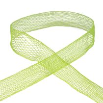 položky Sieťová páska, mriežková páska, ozdobná páska, zelená, vystužená drôtom, 50 mm, 10 m
