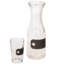 položky Sklenená karafa V27cm so 4 pohármi V11cm