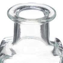 položky Mini sklenená váza do minimalistického interiéru a moderného bývania, 11 cm, 6 kusov
