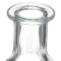 položky Mini sklenené vázy na modernú dekoráciu stola a štýlové doplnky, 11 cm, 6 kusov