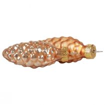 položky Vianočné šišky sklenené šišky sklenená dekorácia marhuľa V6,5cm 10 ks