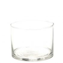 položky Sklenená váza sklenený valec Ø9cm V7cm