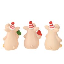 položky Dekoratívne prasiatko Lucky Pig s talizmanom pre šťastie 5 cm 6 ks