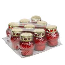 položky Hrobová svetlá sklenená guľa Ø7,5cm V10cm 9 ks